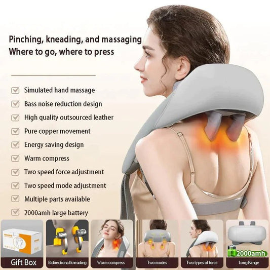 3d kneading massage pillow
