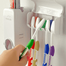 Automatic Toothpaste Dispenser & Brush Holder