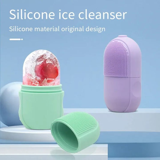 Silicone Ice Roller for Face, Eyes, and Neck - Cryotherapy Facial Massage Tool