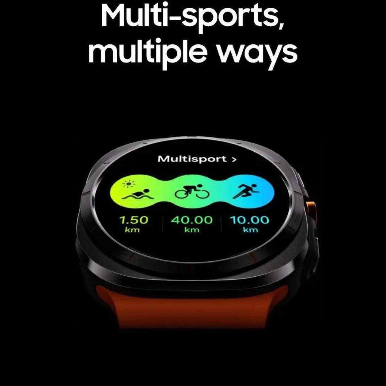 S7 Ultra Android Smart Watch- Bluetooth & Android Dual System| Calling|   (Random Strap)