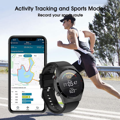 Smart Watch with Call, Full Touch Screen Sports Smartwatch with Blood Oxygen, Heart Rate, Sleep Monitor, GPS, Fitness Voice Control, Bluetooth Call, Music