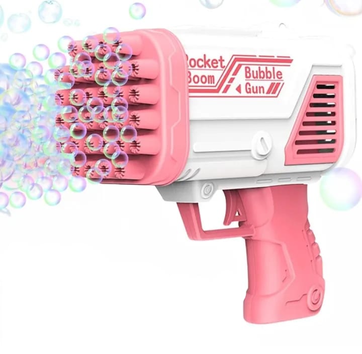 Bubble Machine Gun, 36 Holes Bazooka Gun Toy Blaster for Toddlers 3+ & Kids, Bubbles Blower Toys