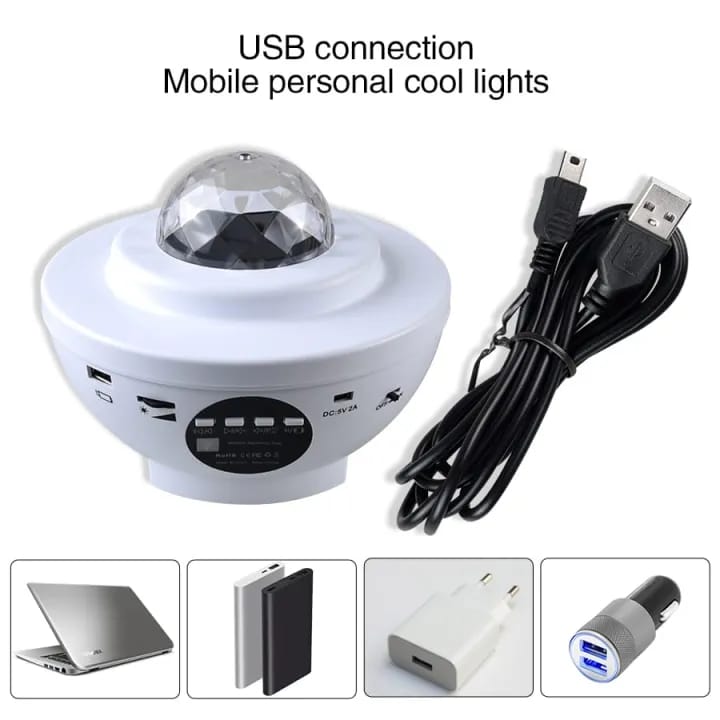 LED Star Galaxy Projector – Bluetooth Night Light With Rotating Starry Sky Effect For Bedroom Decor & Gifts