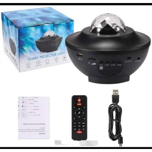 LED Star Galaxy Projector – Bluetooth Night Light With Rotating Starry Sky Effect For Bedroom Decor & Gifts